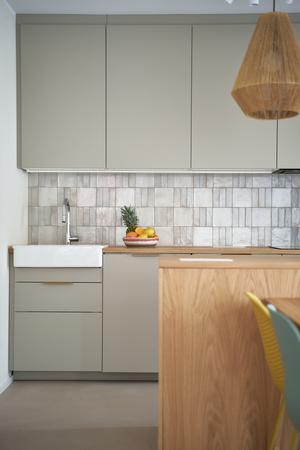 Projekt małej kuchni.